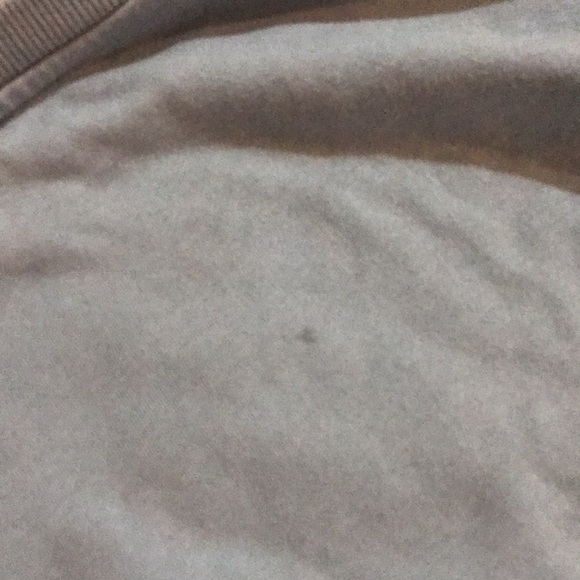 blue sweatshirt that says “keep calm and mask on” on it - Picture 4 of 6